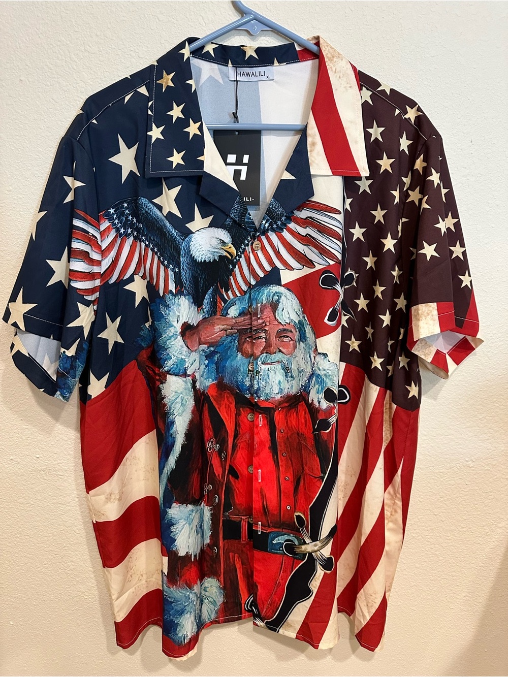 HAWALILI Creative Men’s Shirt—Size XL